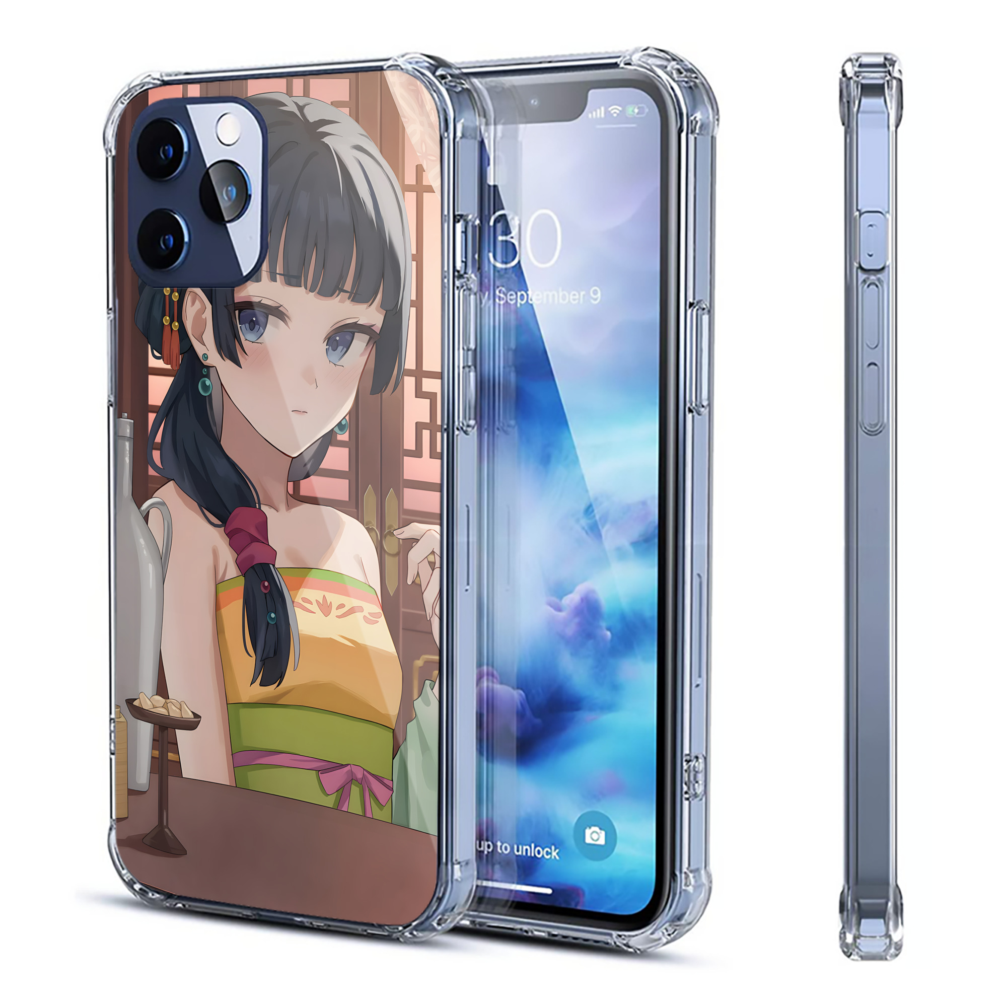 （画像用） 薬屋のひとりごと The Apothecary Diaries 【iPhone 12シリーズ対応】透明スマホケース（クリアソフトケース）